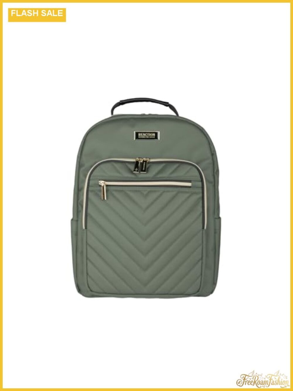Quilted Water-Resistant Laptop Backpack with Padded Tablet Pocket